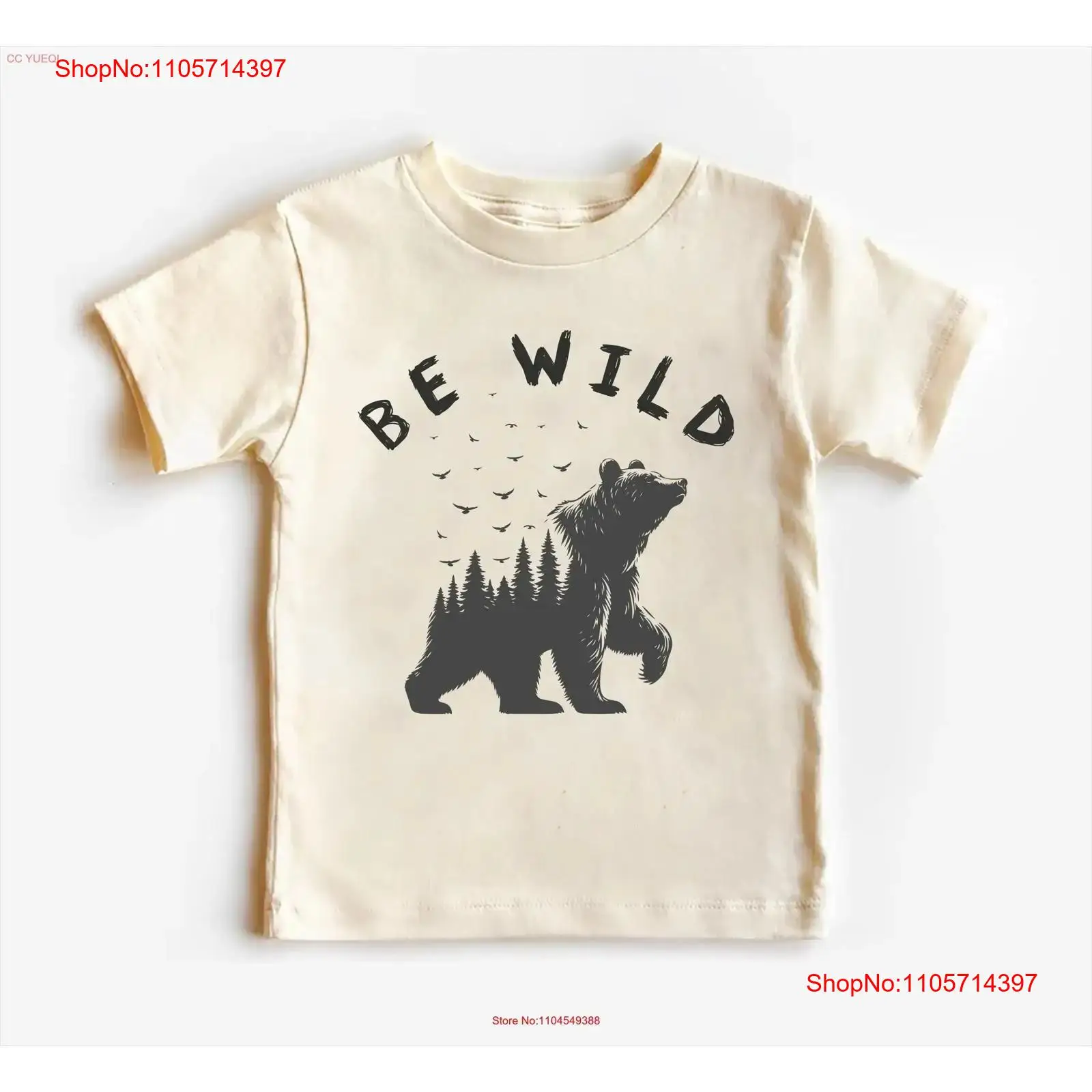 Outdoor Adventure For Toddlers - Футболка-боди Be Wild Baby для малышей,