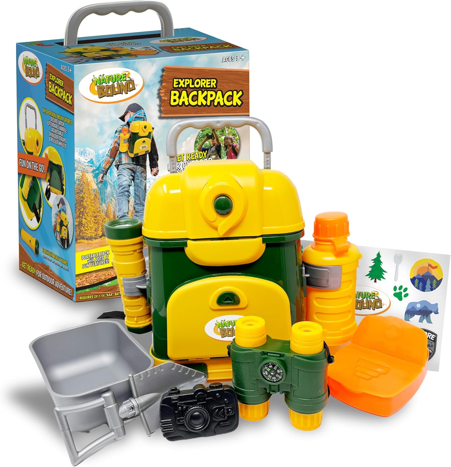 Outdoor Adventure For Toddlers - Набор из 9 предметов: рюкзак Nature