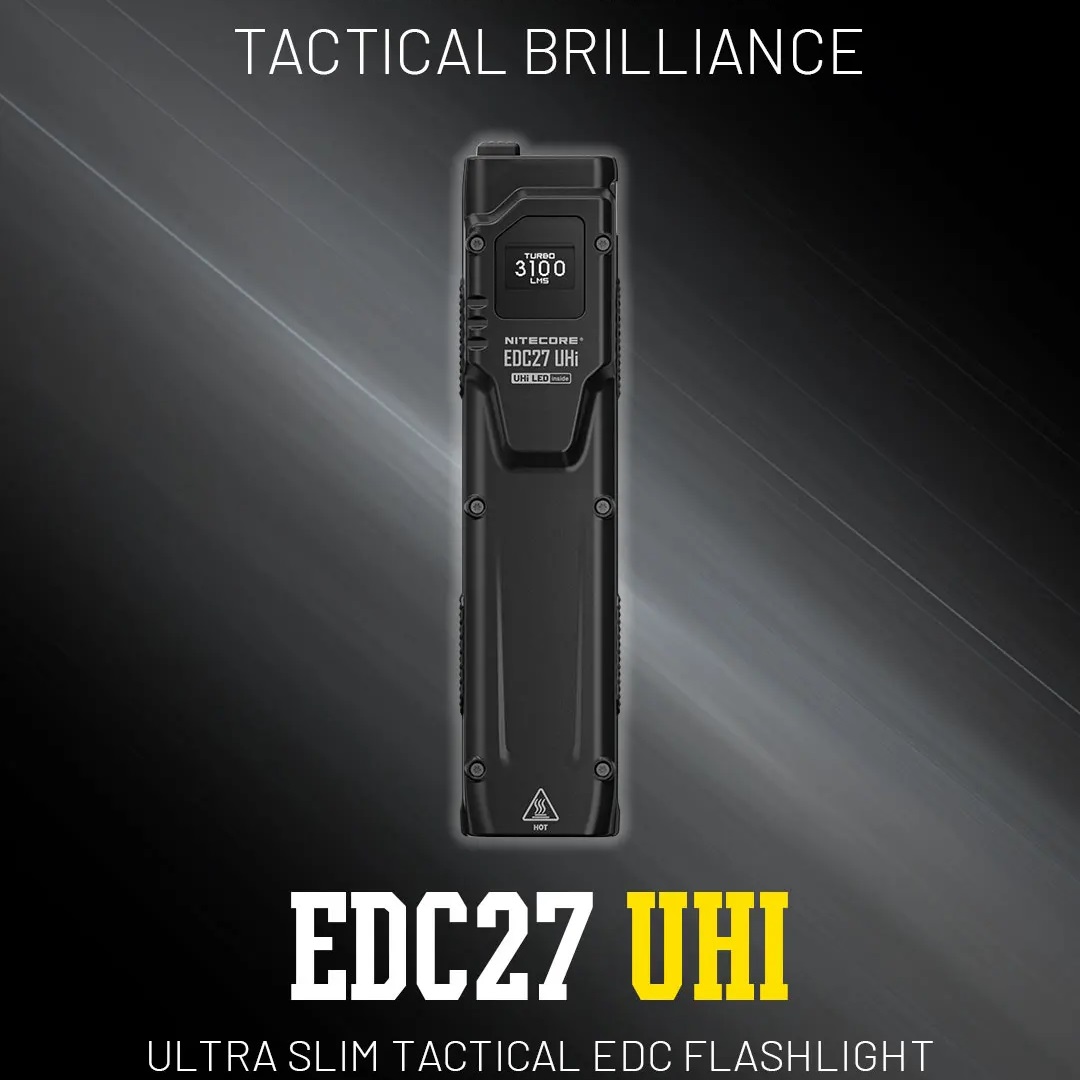 Outdoor Adventures - Тактический фонарик Convoy UHi EDC, 3100